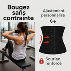 Corset gainant femme sans armatures – Ceinture amincissante réglable et respirante - Beautifera