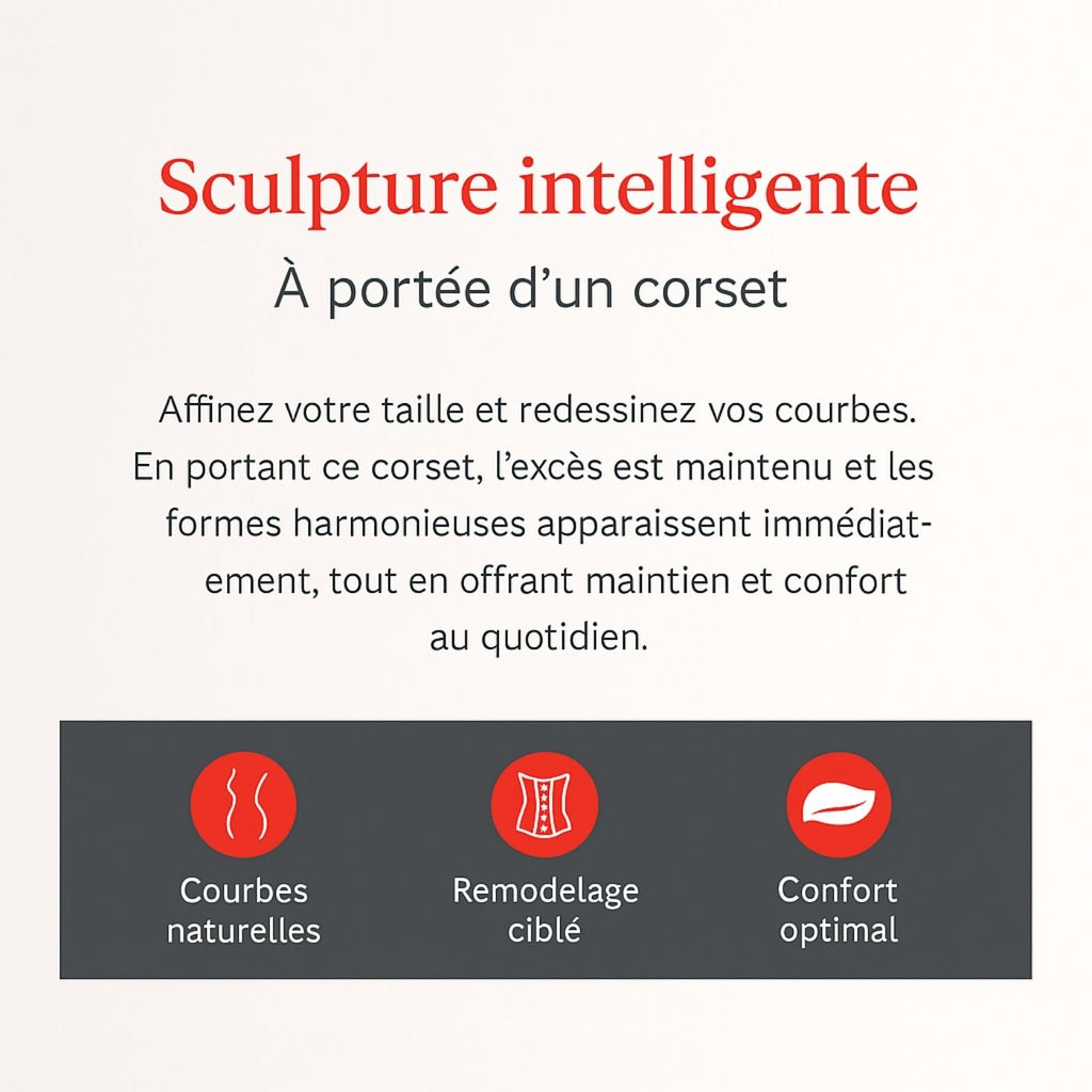 Corset gainant femme sans armatures – Ceinture amincissante réglable et respirante - Beautifera