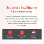 Corset gainant femme sans armatures – Ceinture amincissante réglable et respirante - Beautifera