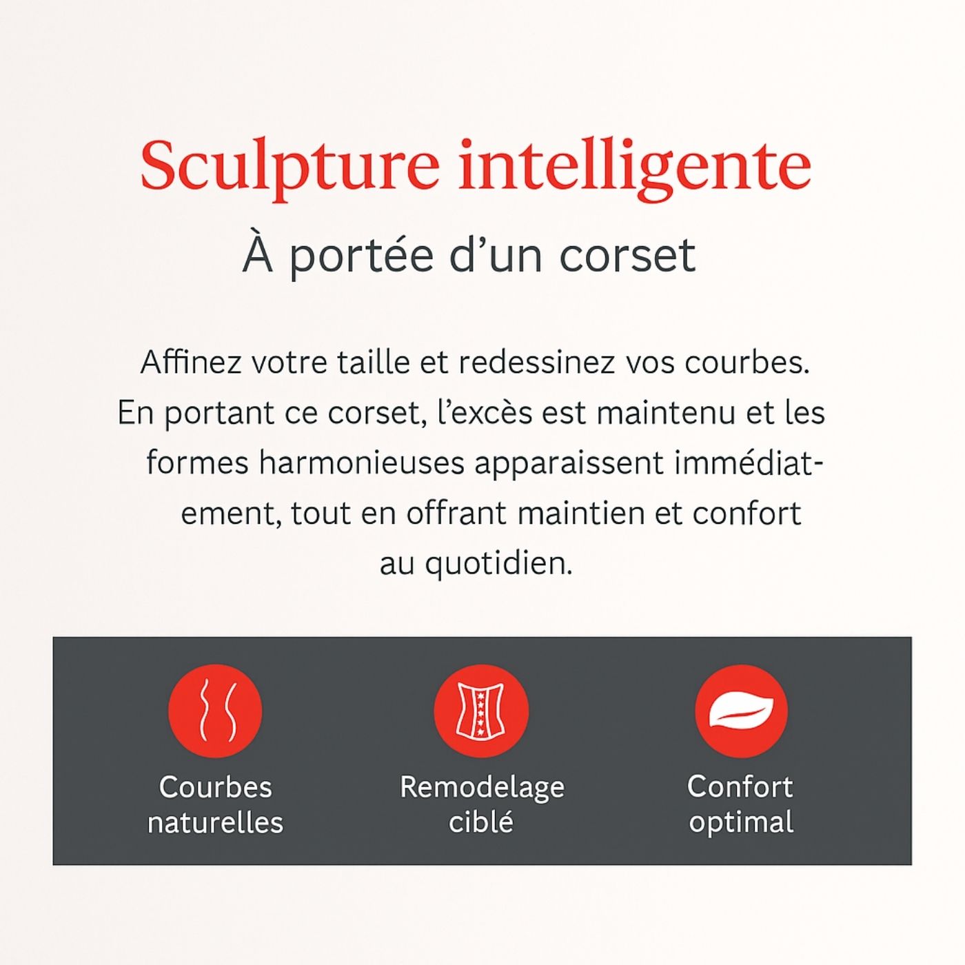 Corset gainant femme sans armatures – Ceinture amincissante réglable et respirante - Beautifera