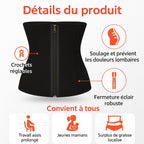 Corset gainant femme sans armatures – Ceinture amincissante réglable et respirante - Beautifera
