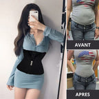 Corset gainant femme sans armatures – Ceinture amincissante réglable et respirante - Beautifera