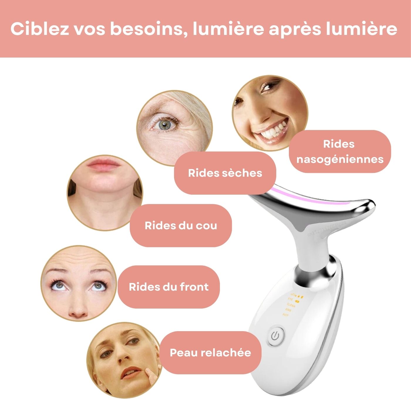 Sculpteur Facial BEAUTIFERA 7 en 1 - Beautifera